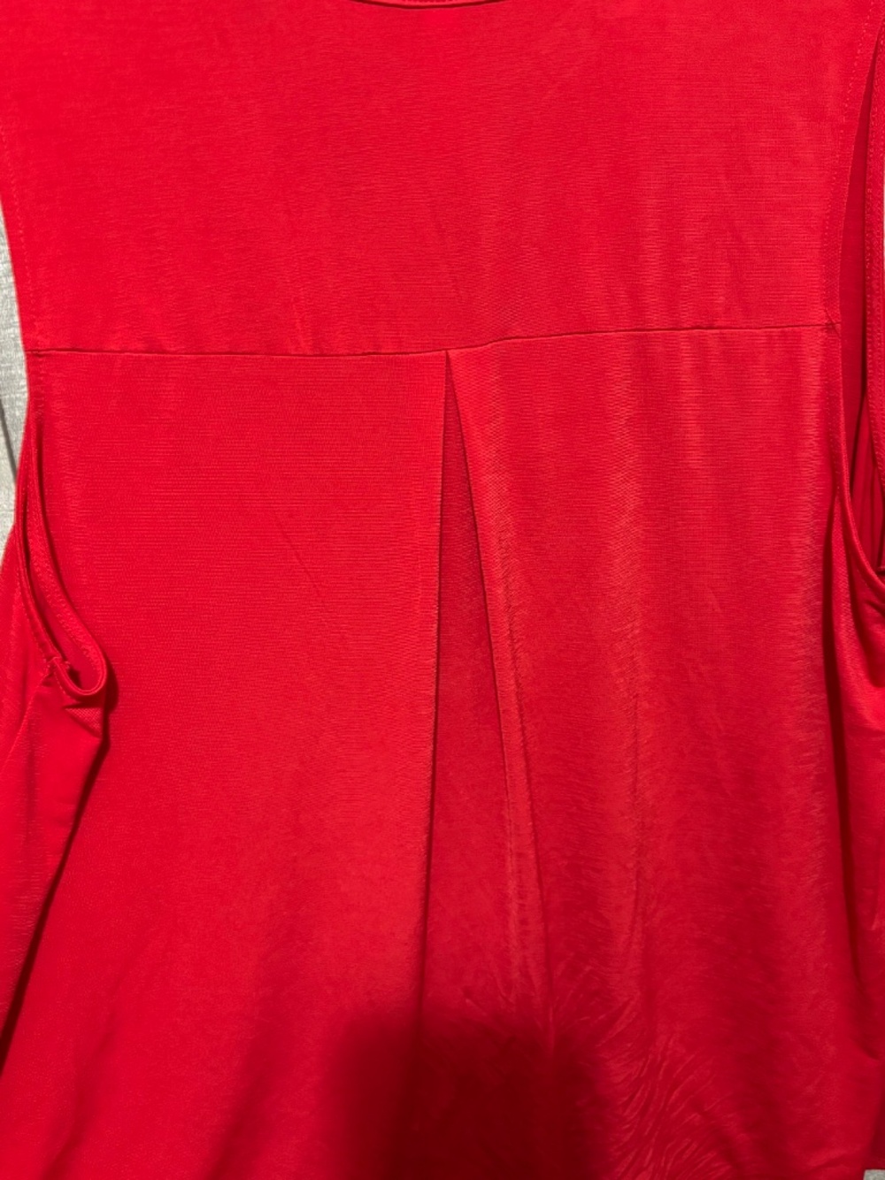 Dear Scarlett Red Sleeveless Lizzy Tank 2X - Picture 5 of 6